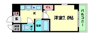 エスリード南森町駅前の物件間取画像